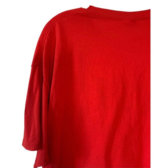 GILDAN A CHRISTMAS STORY "I Shot My Eye Out" Red Short Sleeve Crewneck Tee XL - Picture 6 of 6